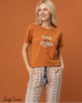 Pyjama Femme One of a Kind – T-shirt & Pantalon Motif Coordonné A-573
