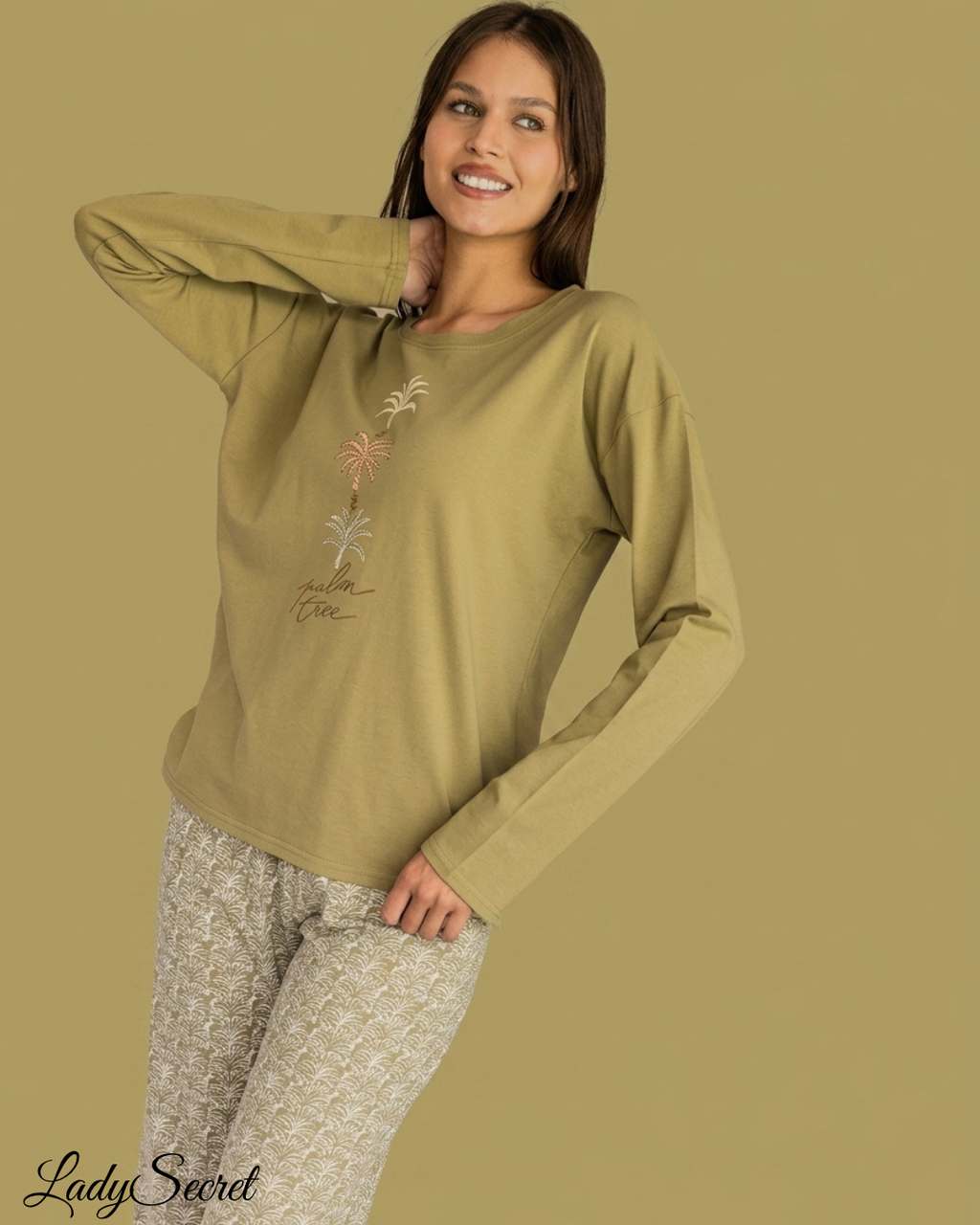 Pyjama Femme Palm Tree - Top & Pantalon