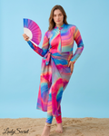 Burkini Femme Psychedelic - Top, Pantalon & Jupe