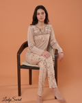 Pyjama Femme Broderie Bohème - Top & Pantalon