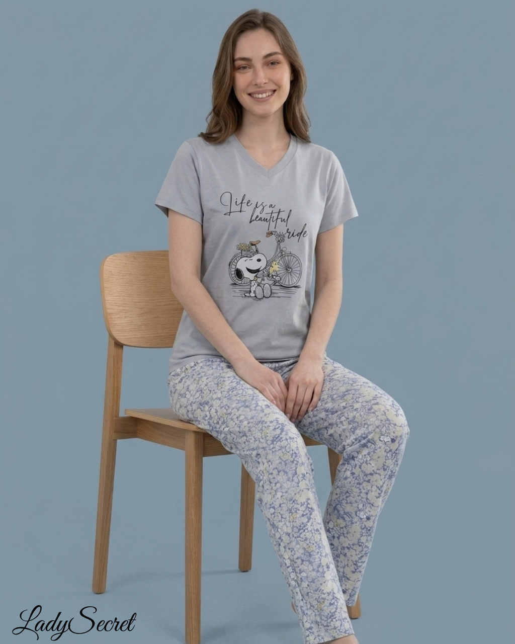 Pyjama Femme Life is a Beautiful Ride - T-shirt & Pantalon