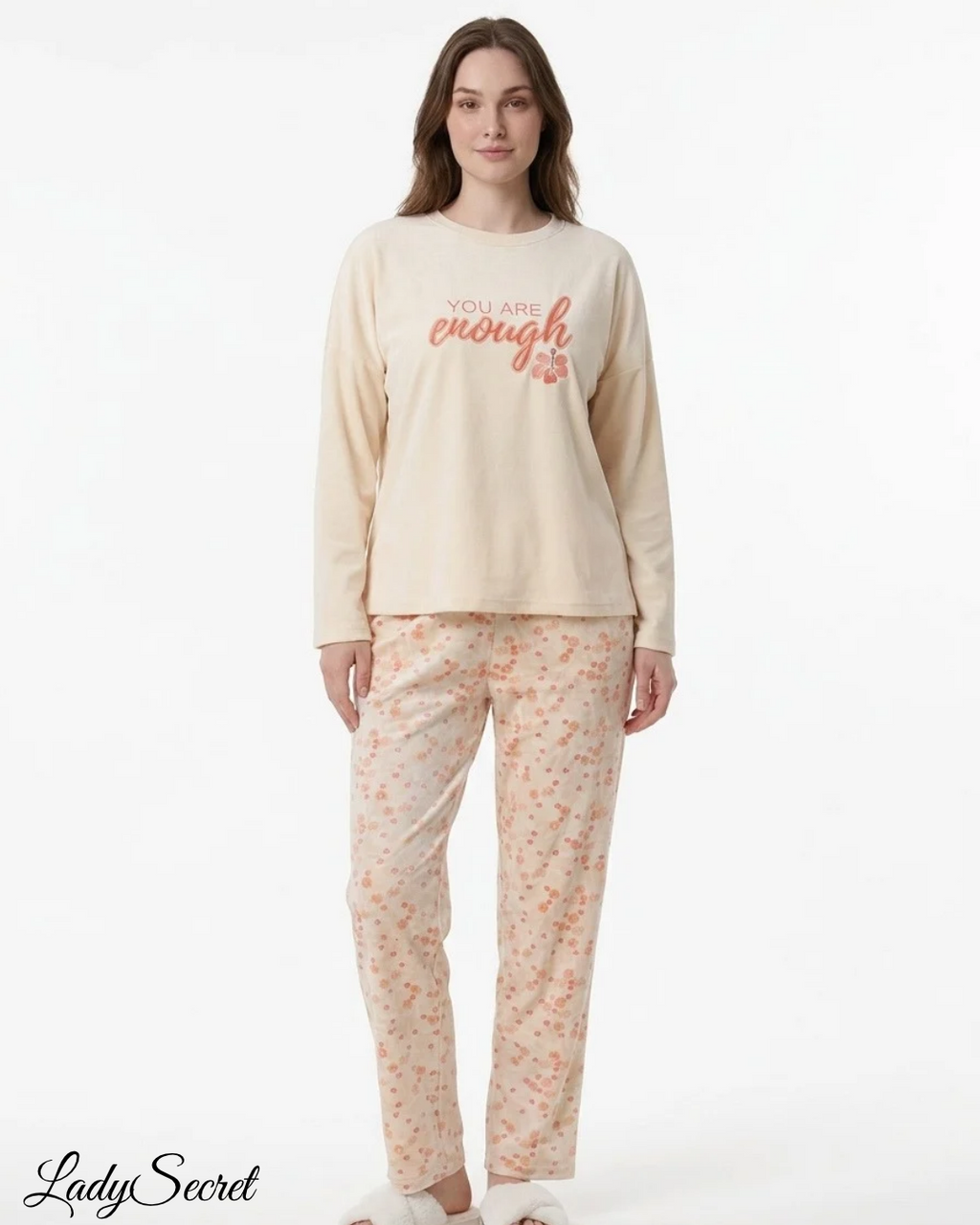 Pyjama Femme Velours You Are Enough