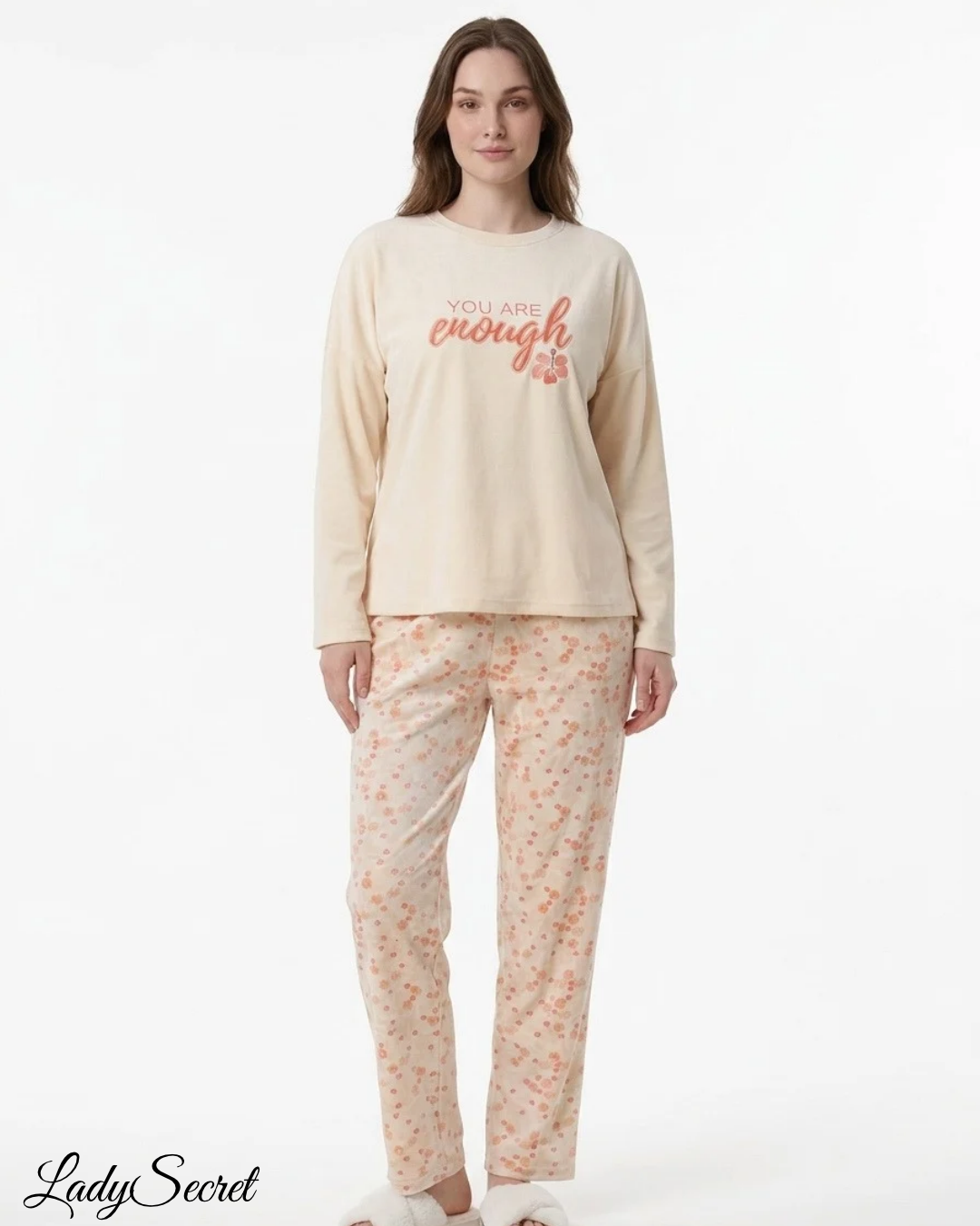 Pyjama Femme Velours You Are Enough