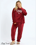 Pyjama Femme Velours Love of My Life