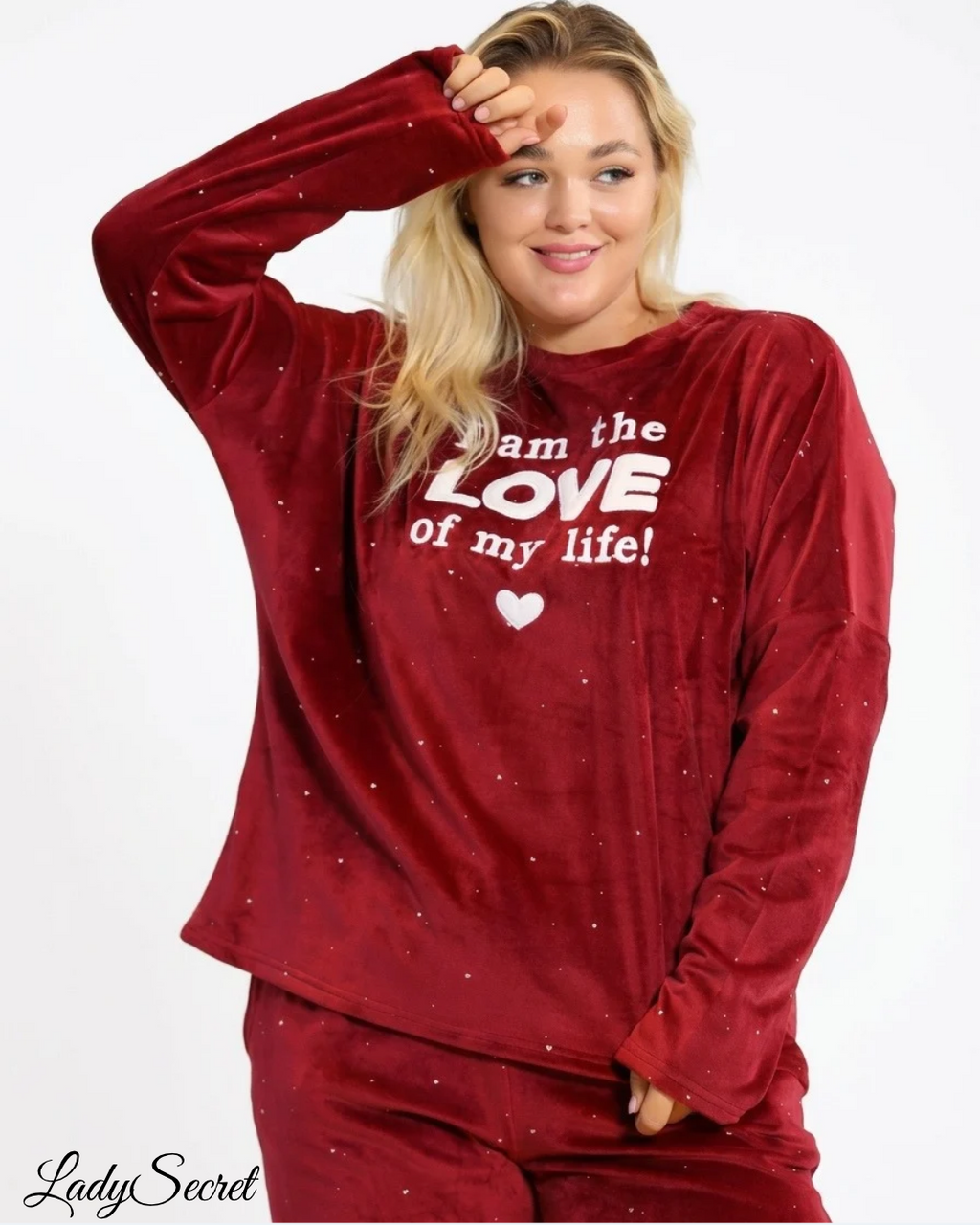Pyjama Femme Velours Love of My Life