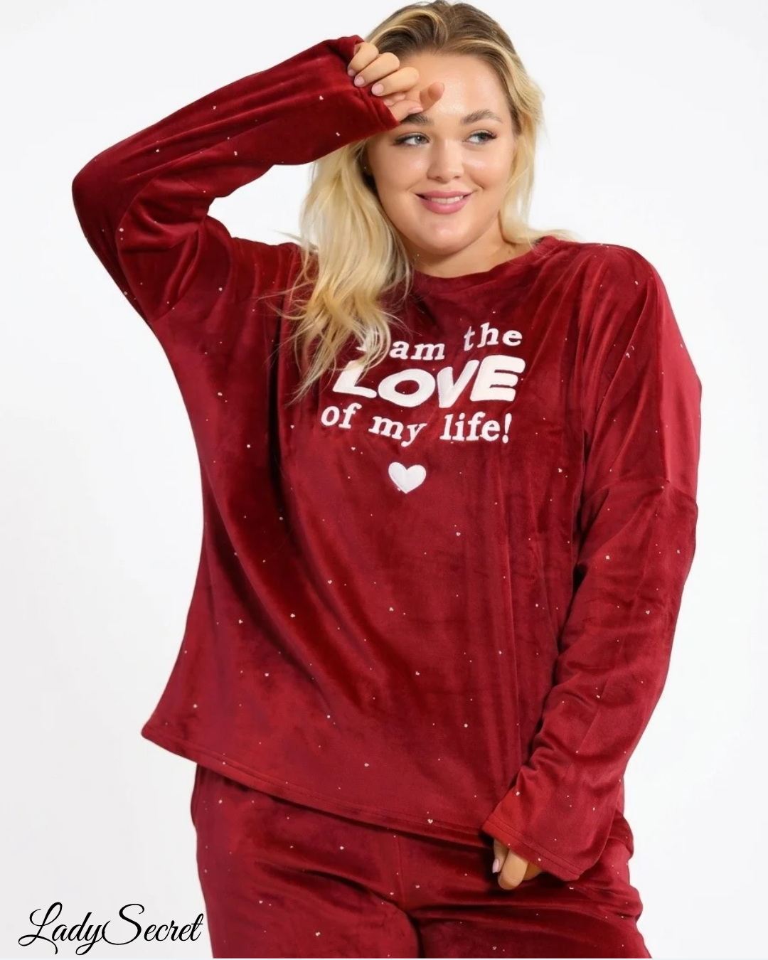 Pyjama Femme Velours Love of My Life