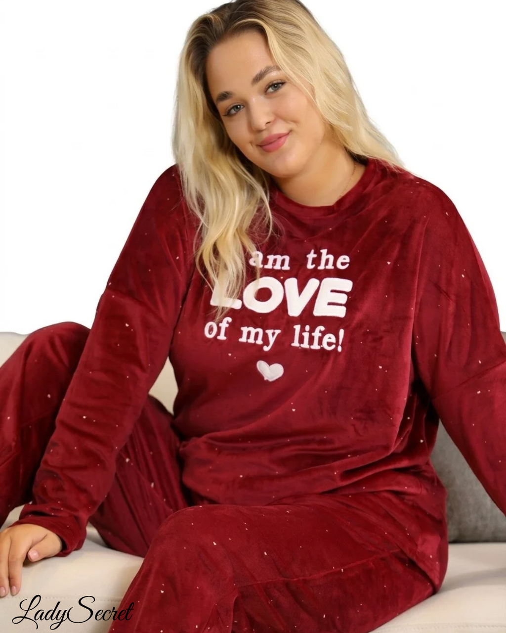 Pyjama Femme Velours Love of My Life