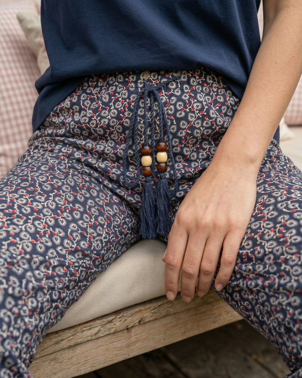 Pyjama Femme Sailor Marine - T-shirt & Pantalon