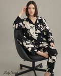 Pyjama Femme Botanical Noir & Blanc